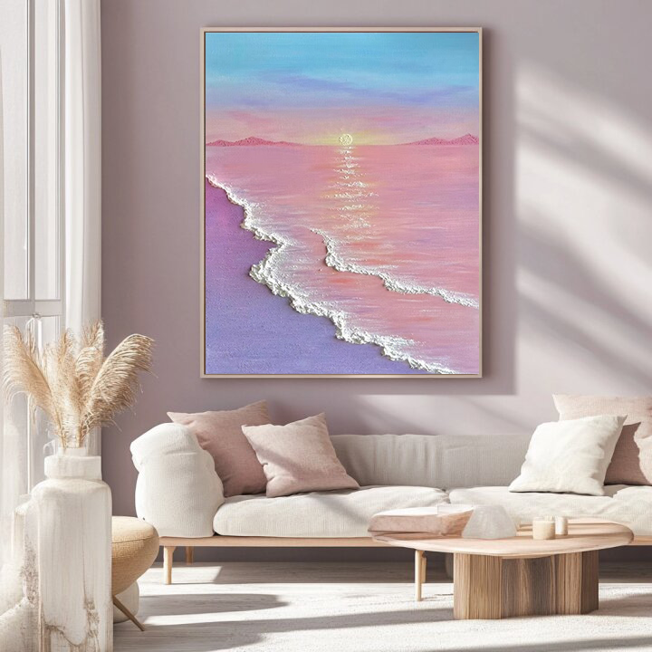 Beach Plaste Art Texture Paintin #SA002