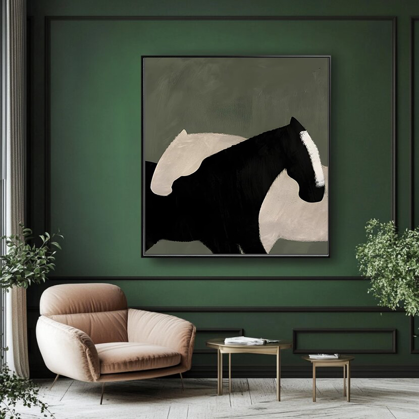 Horse Art WABI-SABI Wall Art #WSWA002