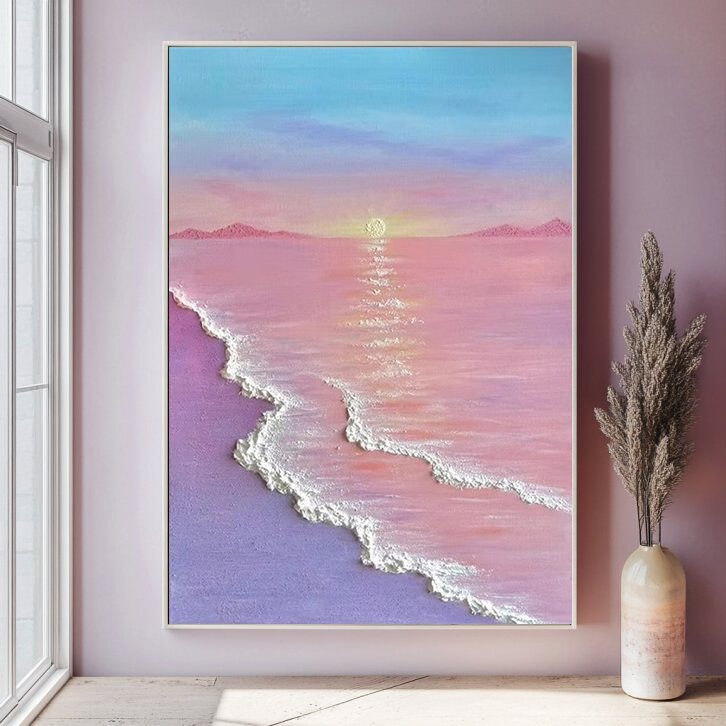 Beach Plaste Art Texture Paintin #SA002