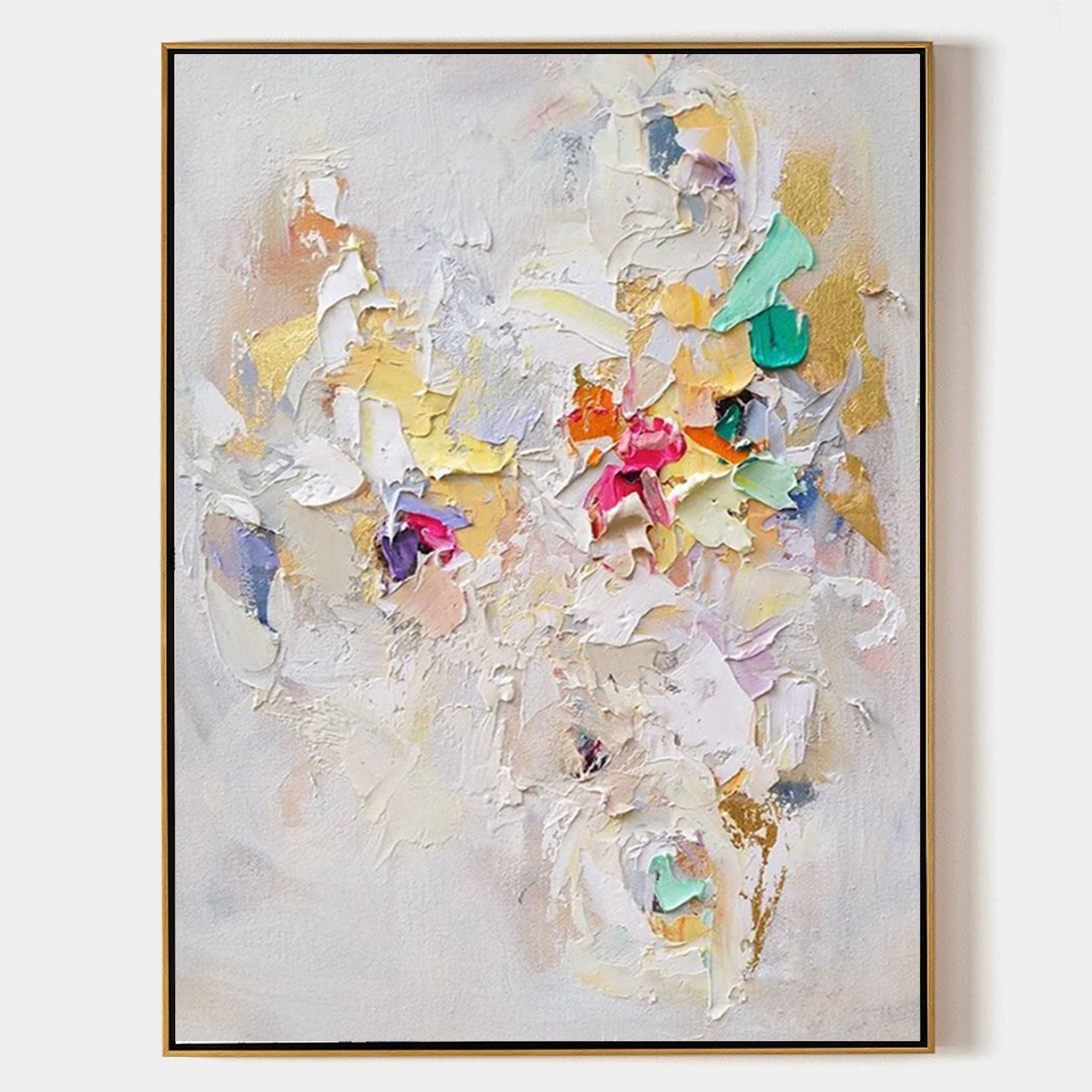 Colorful Plaster Art Texture Painting #SG002