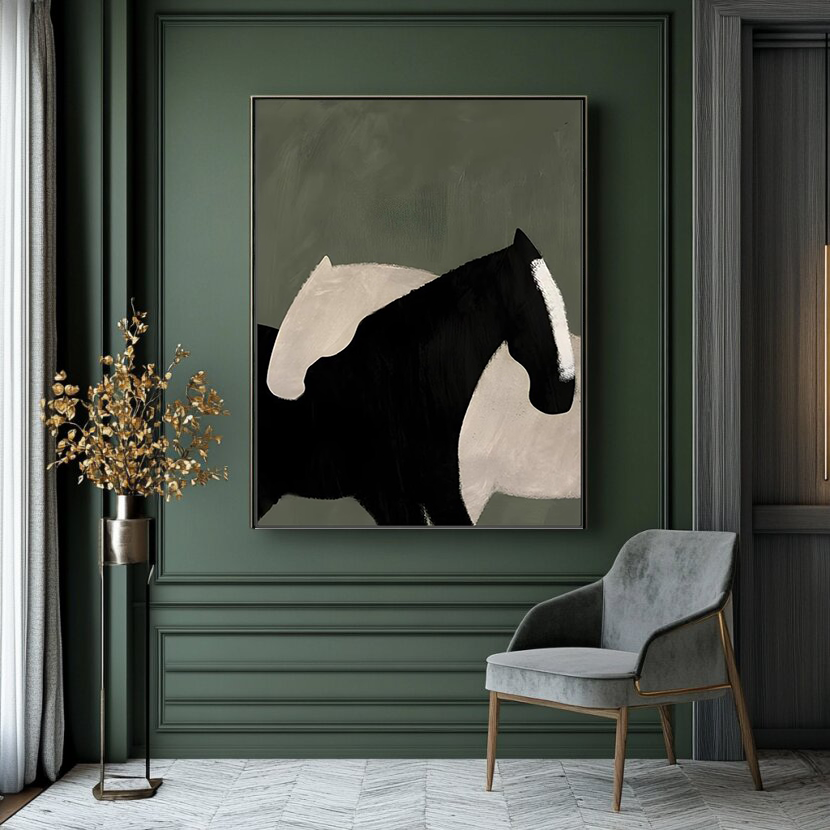 Horse Art WABI-SABI Wall Art #WSWA002