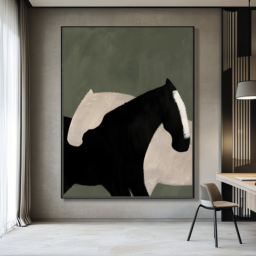 Horse Art WABI-SABI Wall Art #WSWA002