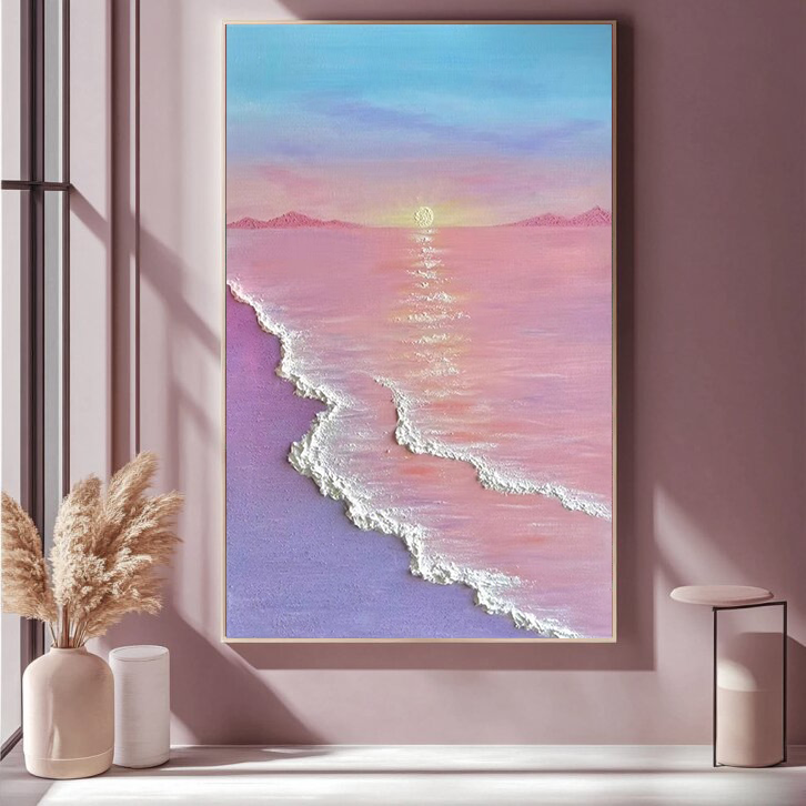 Beach Plaste Art Texture Paintin #SA002