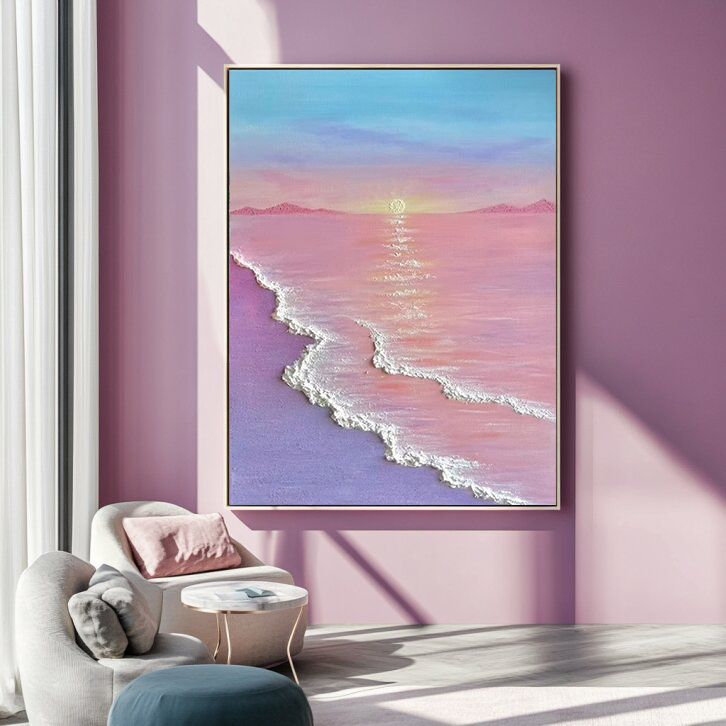 Beach Plaste Art Texture Paintin #SA002