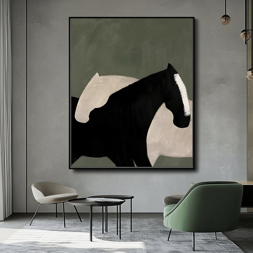 Horse Art WABI-SABI Wall Art #WSWA002