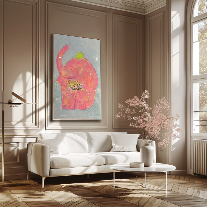 Wabi-Sabi Fun Elephant #WSFE001