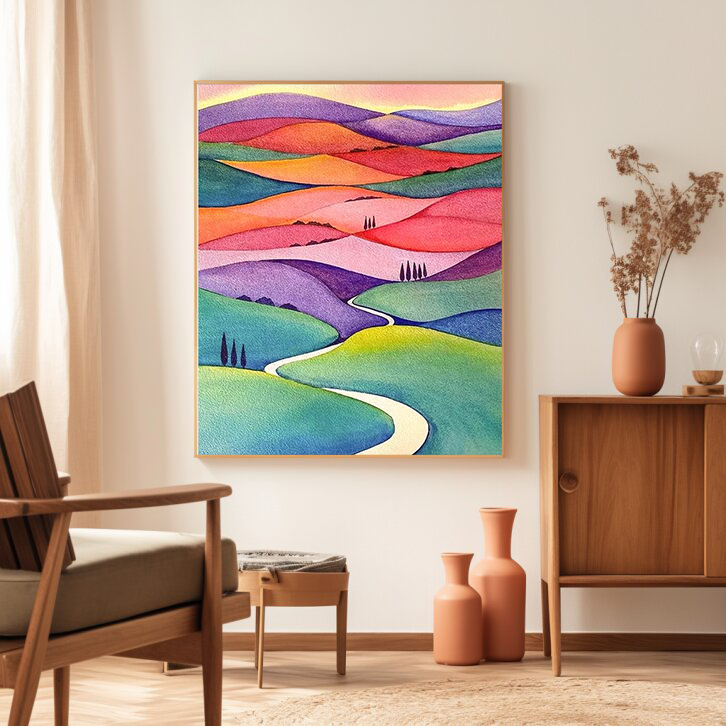 Colorful Paintings Rural Style #CPRS001