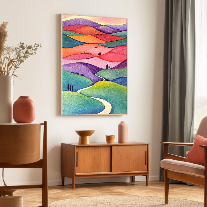 Colorful Paintings Rural Style #CPRS001