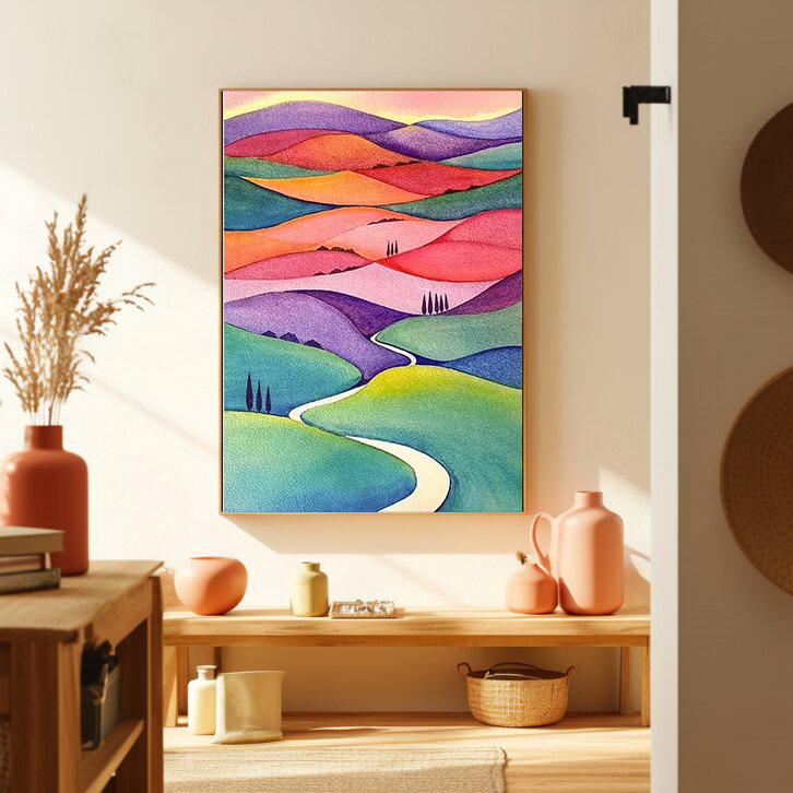 Colorful Paintings Rural Style #CPRS001