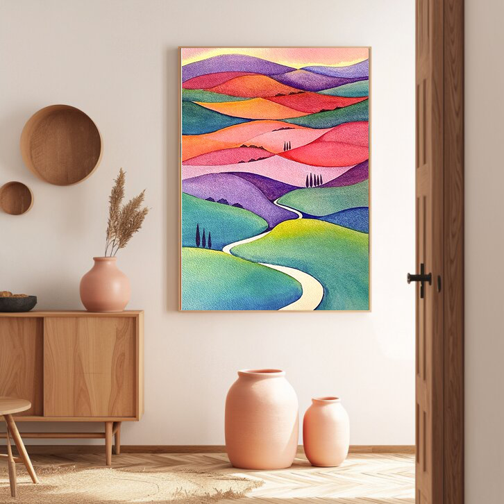 Colorful Paintings Rural Style #CPRS001