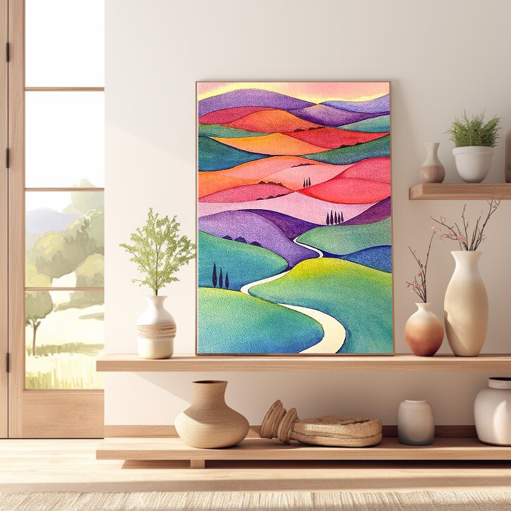 Colorful Paintings Rural Style #CPRS001