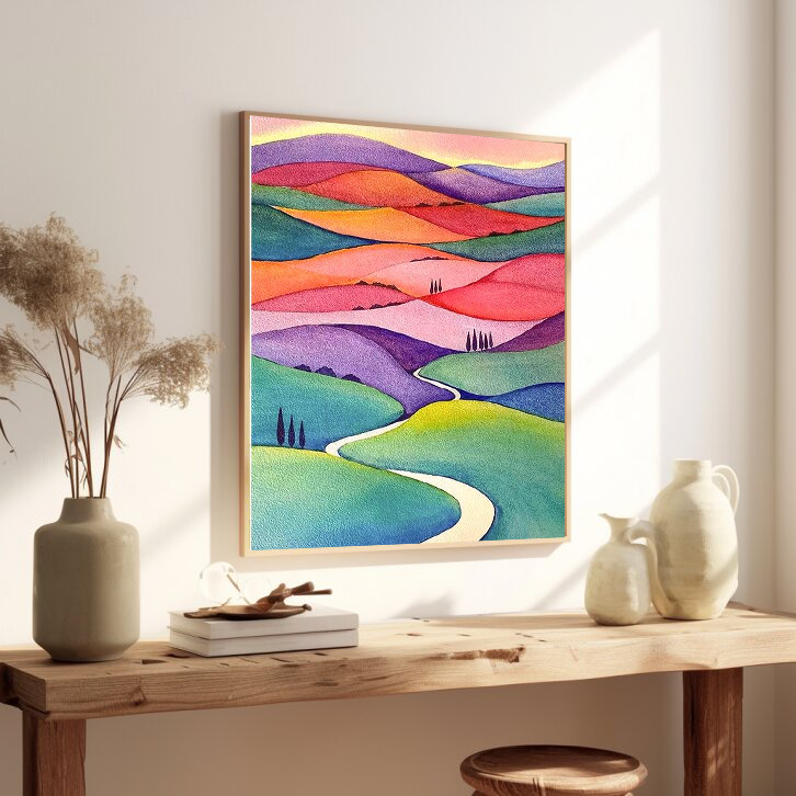 Colorful Paintings Rural Style #CPRS001
