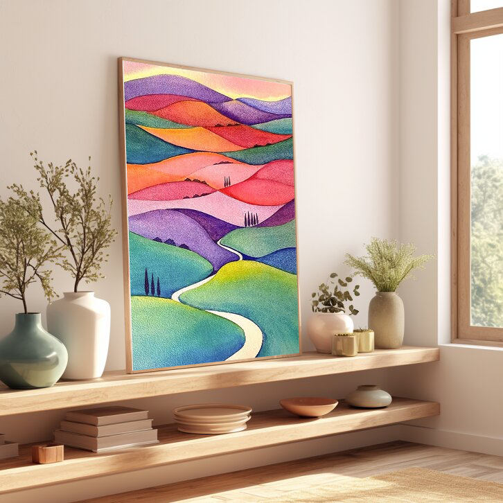 Colorful Paintings Rural Style #CPRS001