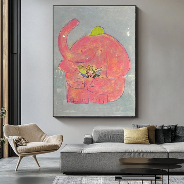 Wabi-Sabi Fun Elephant #WSFE001