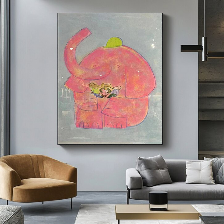 Wabi-Sabi Fun Elephant #WSFE001