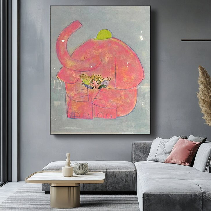 Wabi-Sabi Fun Elephant #WSFE001