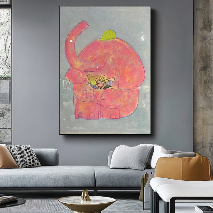 Wabi-Sabi Fun Elephant #WSFE001