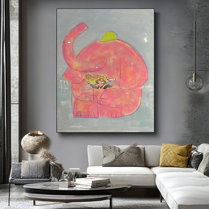 Wabi-Sabi Fun Elephant #WSFE001