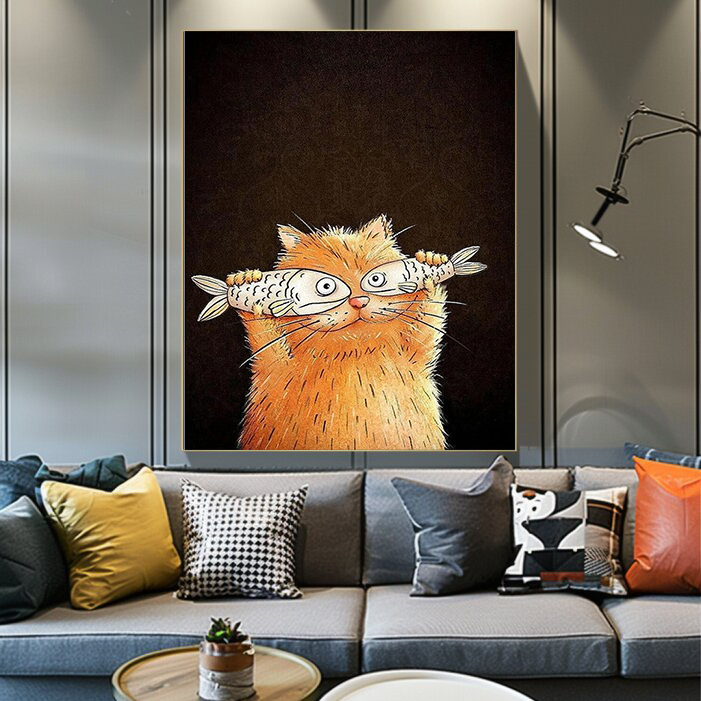 Abstract Cat Art #ACA001