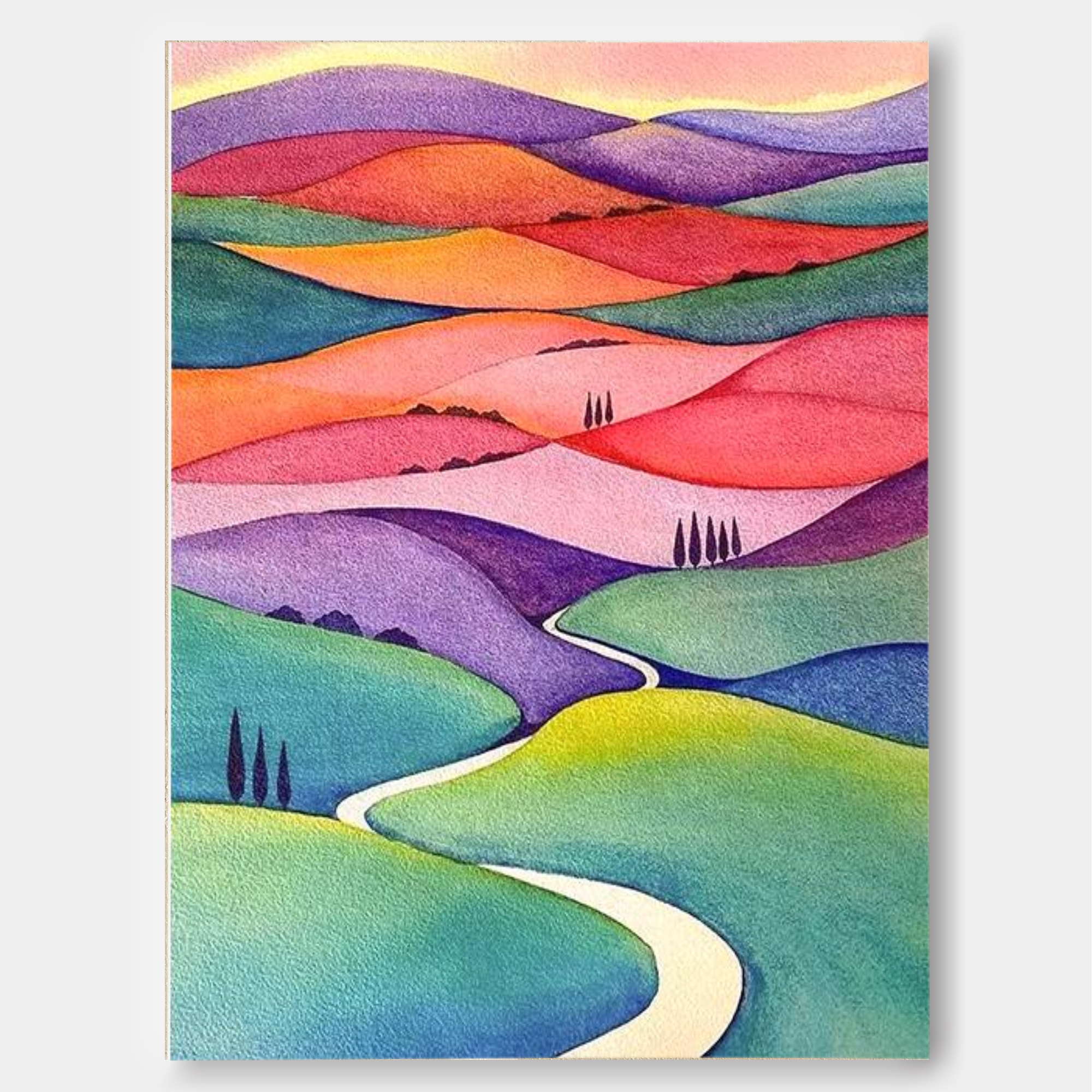 Colorful Paintings Rural Style #CPRS001