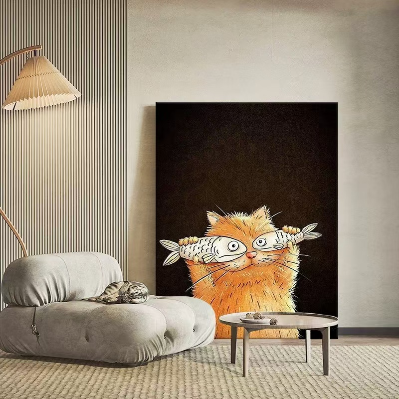 Abstract Cat Art #ACA001